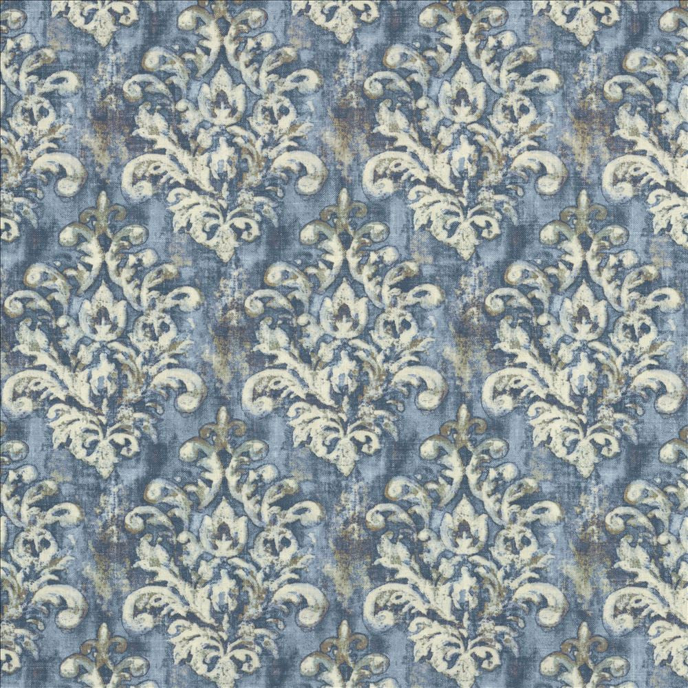 Bacchus Deep Sea by Kasmir Fabric 1463 75% Cotton
25% Linen
 PAKISTAN </p><p>Repeat: Horizontal: 13 4/8 inches and Vertical: 25 inches 55 - Fabric Carolina -