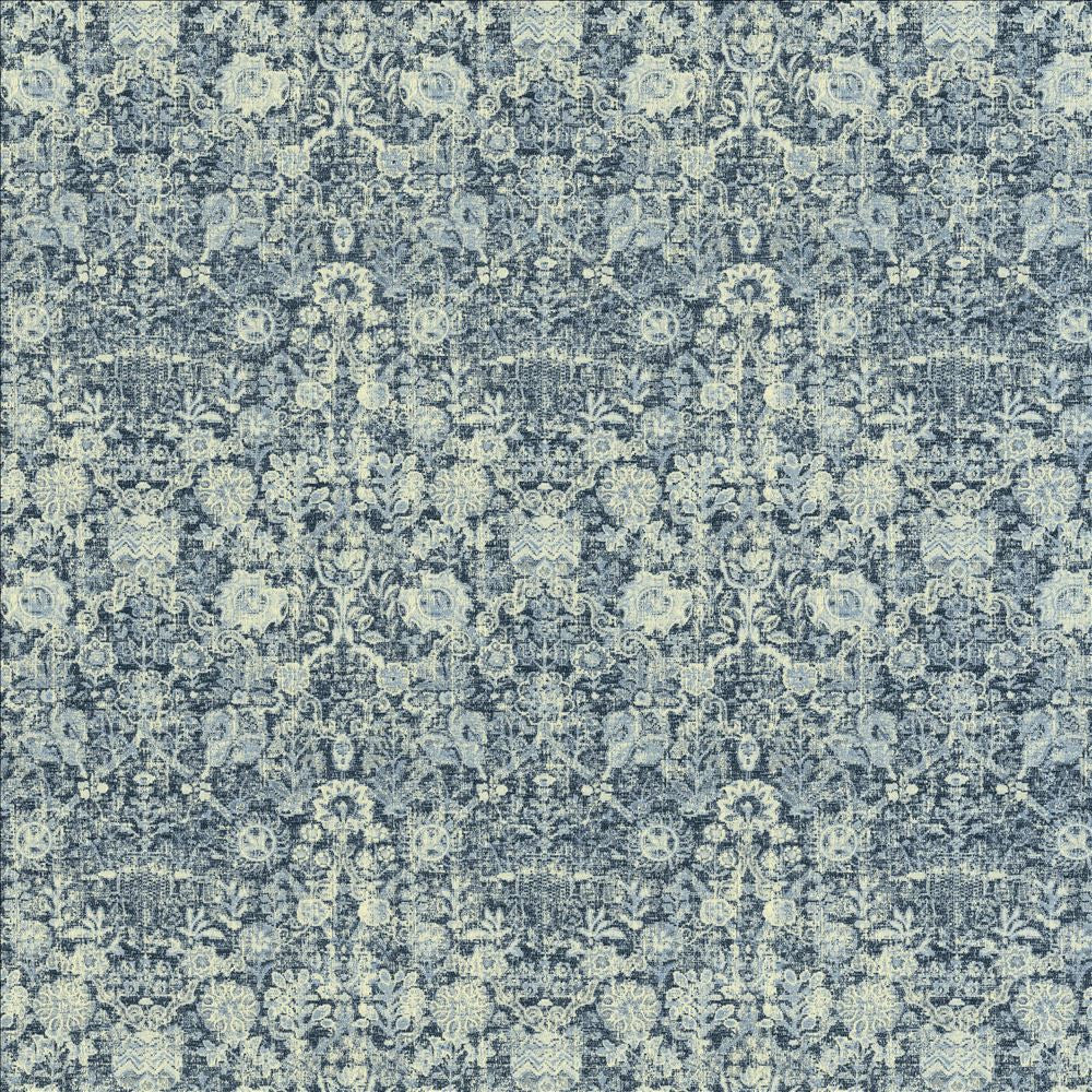 Bakari Atlantic by Kasmir Fabric 1472 100% Polyester
 CHINA 30,000 Wyzenbeek Double Rubs </p><p>Repeat: Horizontal: 14 inches and Vertical: 18 4/8 inches 56 - Fabric Carolina -