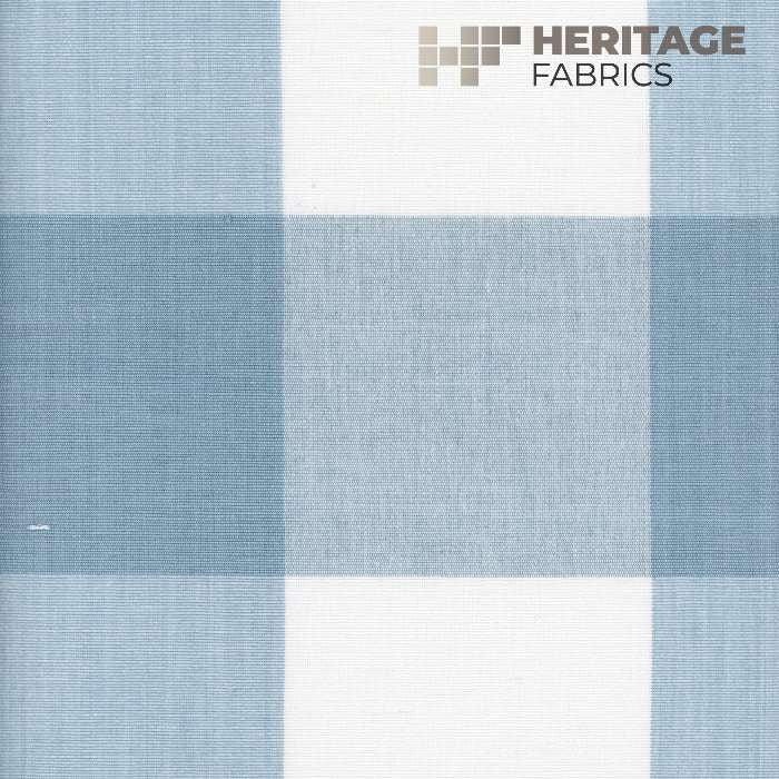 Ballard Cornflower by Heritage Fabric - 100% Cotton India 9,000 Horizontal: 8" and Vertical: 8" 54" - Fabric Carolina -