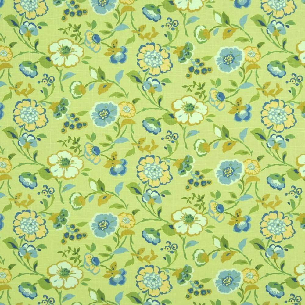 Ballyhoo Keylime by Kasmir Fabric 1368 55% Linen 45% Rayon CHINA 12,000 Wyzenbeek Double Rubs H: 27 inches, V:13 4/8 inches 54 - Fabric Carolina - Kasmir