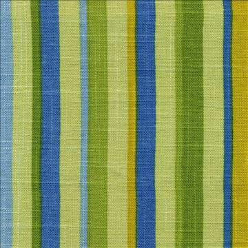 Ballyhoo Stripe Keylime by Kasmir Fabric 1368 55% Linen 45% Rayon CHINA 12,000 Wyzenbeek Double Rubs H: 6 6/8 inches, V: N/A 54 - Fabric Carolina - Kasmir