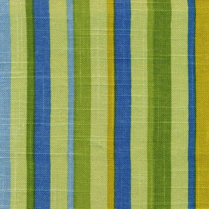 Ballyhoo Stripe Keylime by Kasmir Fabric 1368 55% Linen 45% Rayon CHINA 12,000 Wyzenbeek Double Rubs H: 6 6/8 inches, V:N/A 54 - Fabric Carolina - Kasmir