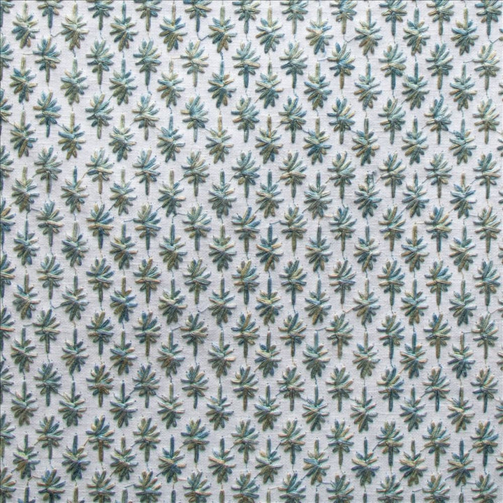Balsamo Seaglass  by Kasmir Fabric 1477 50% Cotton 50% Polyester  INDIA  </p><p>Repeat: Horizontal: 1 1/8 inches and Vertical: 1 2/8 inches 52  - Fabric Carolina -