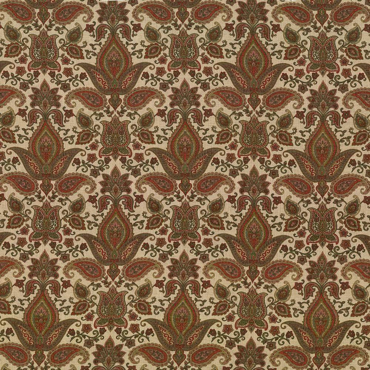 Balthazar Garden Autumn by Kasmir Fabric 5063 55% Linen 45% Rayon CHINA 15,000 Wyzenbeek Double Rubs H: 13 4/8 inches, V:17 4/8 inches 54 - 55 - Fabric Carolina - Kasmir
