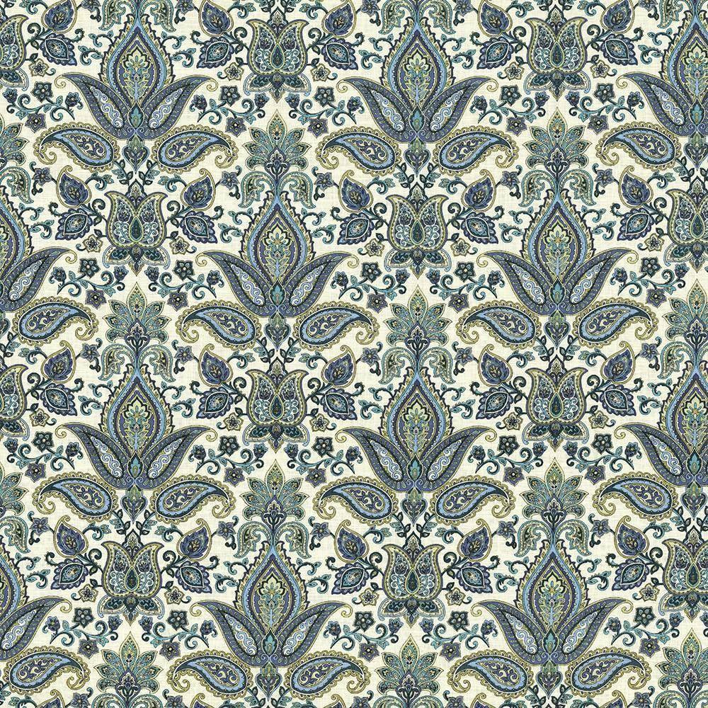 Balthazar Garden Jewel by Kasmir Fabric 5065 55% Linen 45% Rayon CHINA 15,000 Wyzenbeek Double Rubs H: 13 4/8 inches, V:17 4/8 inches 54 - 55 - Fabric Carolina - Kasmir