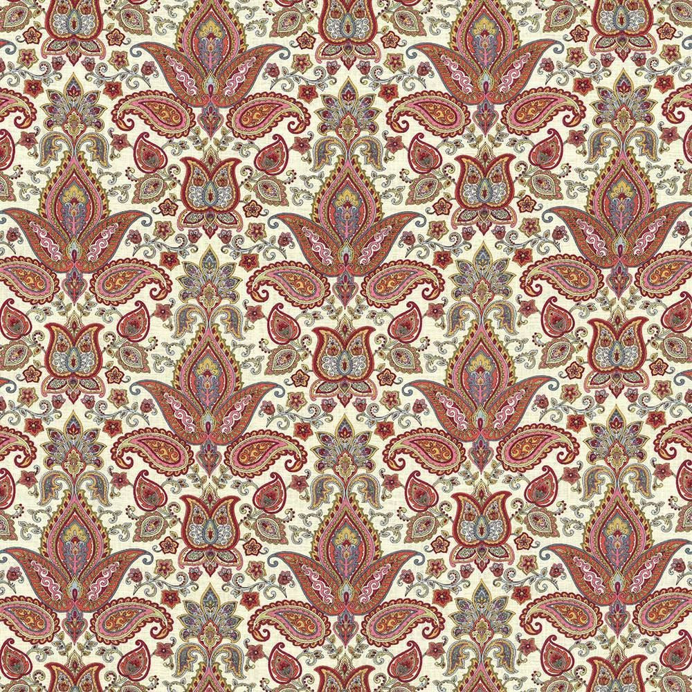 Balthazar Garden Sorbet by Kasmir Fabric 5064 55% Linen
45% Rayon
 CHINA </p><p>Repeat: Horizontal: 13 4/8 inches and Vertical: 17 4/8 inches 54 - 55 - Fabric Carolina -