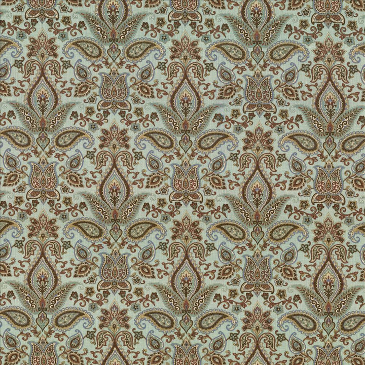 Balthazar Garden Spa by Kasmir Fabric 5065 55% Linen
45% Rayon
 CHINA </p><p>Repeat: Horizontal: 13 4/8 inches and Vertical: 17 4/8 inches 54 - 55 - Fabric Carolina -