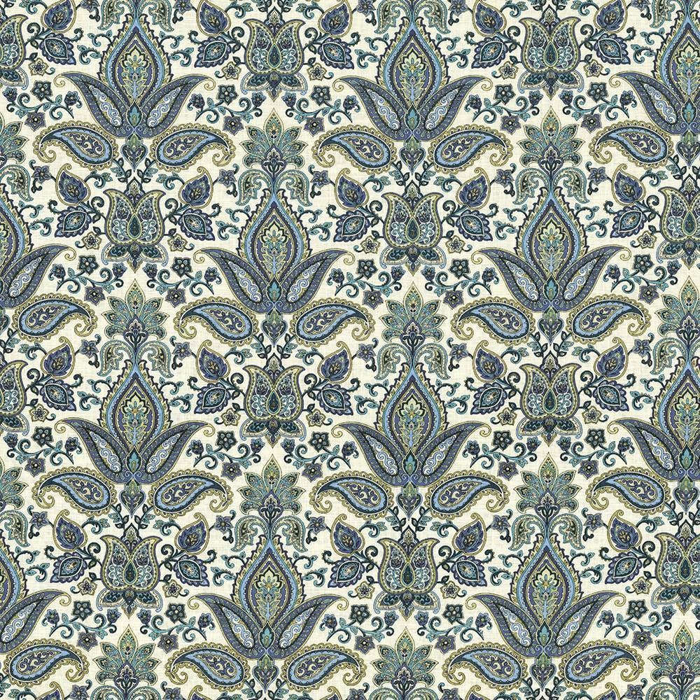Balthazar Garden Jewel by Kasmir Fabric 5065 55% Linen
45% Rayon
 CHINA </p><p>Repeat: Horizontal: 13 4/8 inches and Vertical: 17 4/8 inches 54 - 55 - Fabric Carolina -