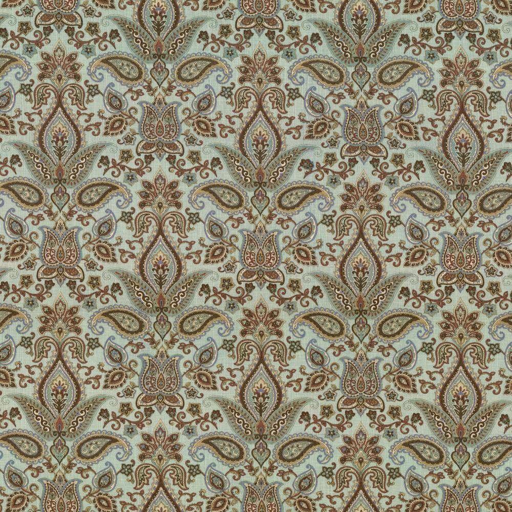Balthazar Garden Spa by Kasmir Fabric 5065 55% Linen
45% Rayon
 CHINA </p><p>Repeat: Horizontal: 13 4/8 inches and Vertical: 17 4/8 inches 54 - 55 - Fabric Carolina -