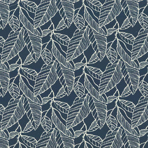 Banana Leaf Indigo by Kasmir Fabric