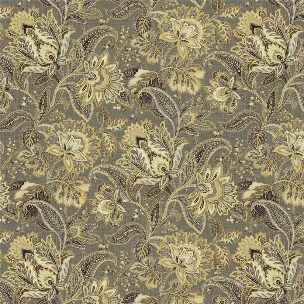 Bangalore Platinum by Kasmir Fabric 5141 55% Linen
45% Rayon
 CHINA </p><p>Repeat: Horizontal: 27 4/8 inches and Vertical: 25 6/8 inches 54 - 55 - Fabric Carolina -