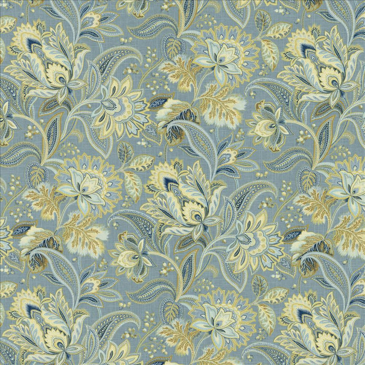 Bangalore Porcelain by Kasmir Fabric 5143 55% Linen
45% Rayon
 CHINA 12,000 Wyzenbeek Double Rubs Horizontal: 27 4/8 inches and Vertical: 25 6/8 inches 54 - Fabric Carolina -