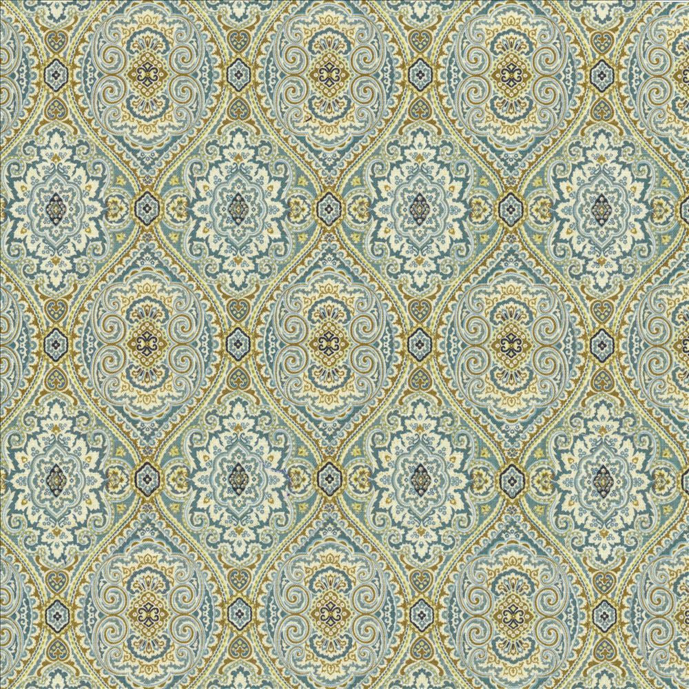Bankura Cerulean  by Kasmir Fabric See sample 55% Linen
45% Rayon
 CHINA 12,000 Wyzenbeek Double Rubs </p><p>Repeat: Horizontal: 4 4/8 inches and Vertical: 6 4/8 inches 54  - Fabric Carolina -