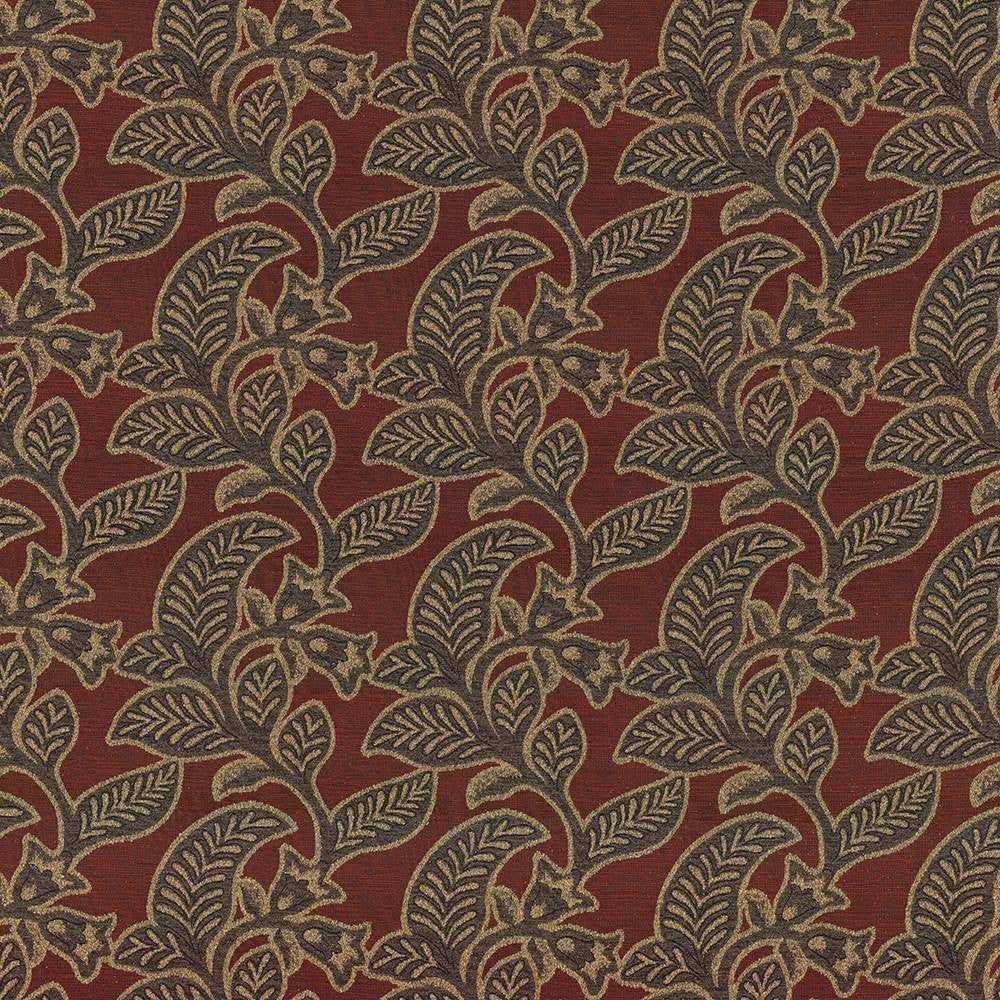Banyan Cabernet by Kasmir Fabric 8004 57% Acrylic 26% Polyester 10% Silk 7% Rayon USA 15,000 Wyzenbeek Double Rubs H: 13 7/8 inches, V:17 inches 54 - Fabric Carolina - Kasmir