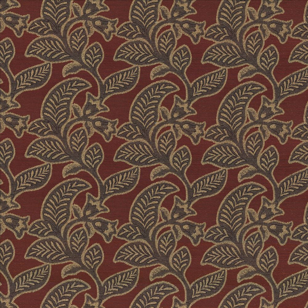 Banyan Cabernet by Kasmir Fabric 8004 57% Acrylic
26% Polyester
10% Silk
7% Rayon
 USA </p><p>Repeat: Horizontal: 13 7/8 inches and Vertical: 17 inches 54 - Fabric Carolina -
