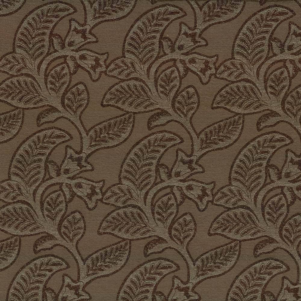 Banyan Truffle by Kasmir Fabric 8004 57% Acrylic 26% Polyester 10% Silk 7% Rayon USA 15,000 Wyzenbeek Double Rubs H: 13 7/8 inches, V:17 inches 54 - Fabric Carolina - Kasmir