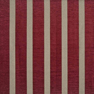 Barchetta Stripe Garnet by Kasmir Fabric