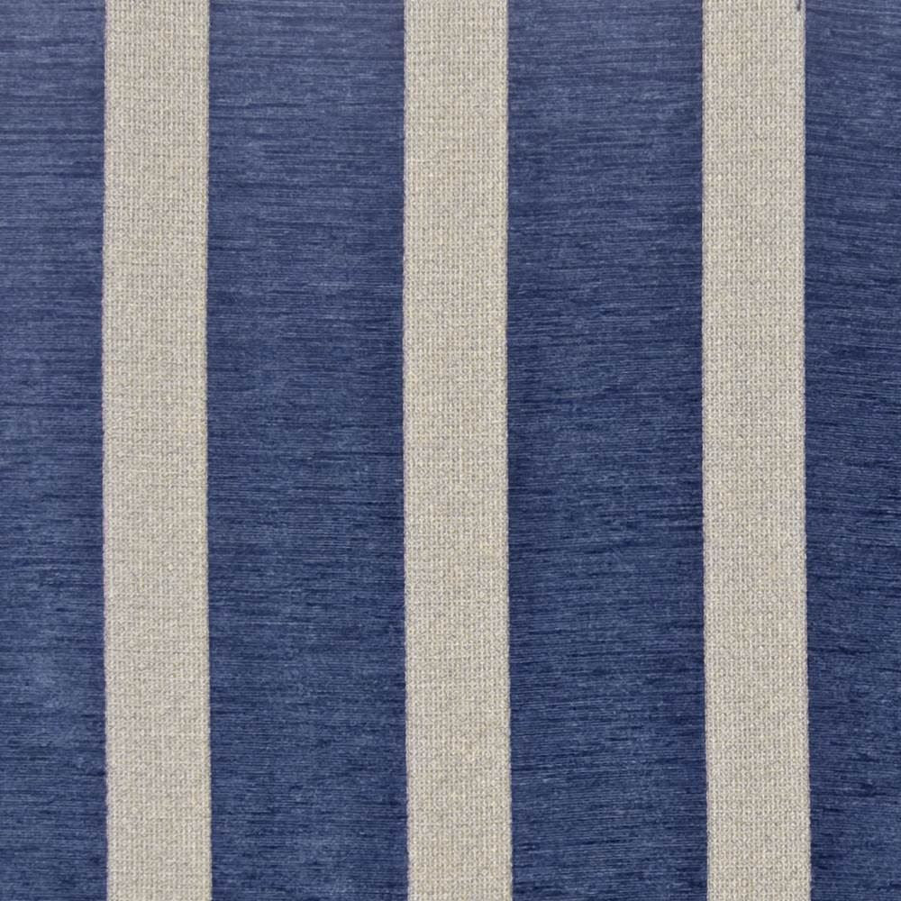 Barchetta Stripe Mood Indigo by Kasmir Fabric 1385 47% Acrylic
42% Polyester
11% Cotton
 ITALY 17,000 Martindale Cycles </p><p>Repeat: Horizontal: 7 inches and Vertical: N/A 54 - Fabric Carolina -