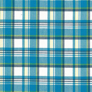 Bardwell Plaid Mediterranean by Kasmir Fabric