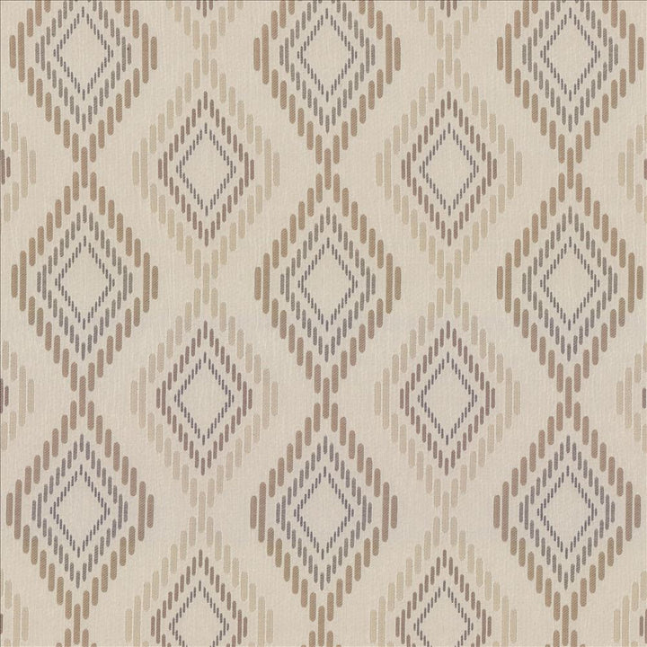Barindi Sand  by Kasmir Fabric See sample 60% Rayon
40% Polyester
 CHINA Not Tested </p><p>Repeat: Horizontal: 7 3/8 inches and Vertical: 7 1/8 inches 49  - Fabric Carolina -