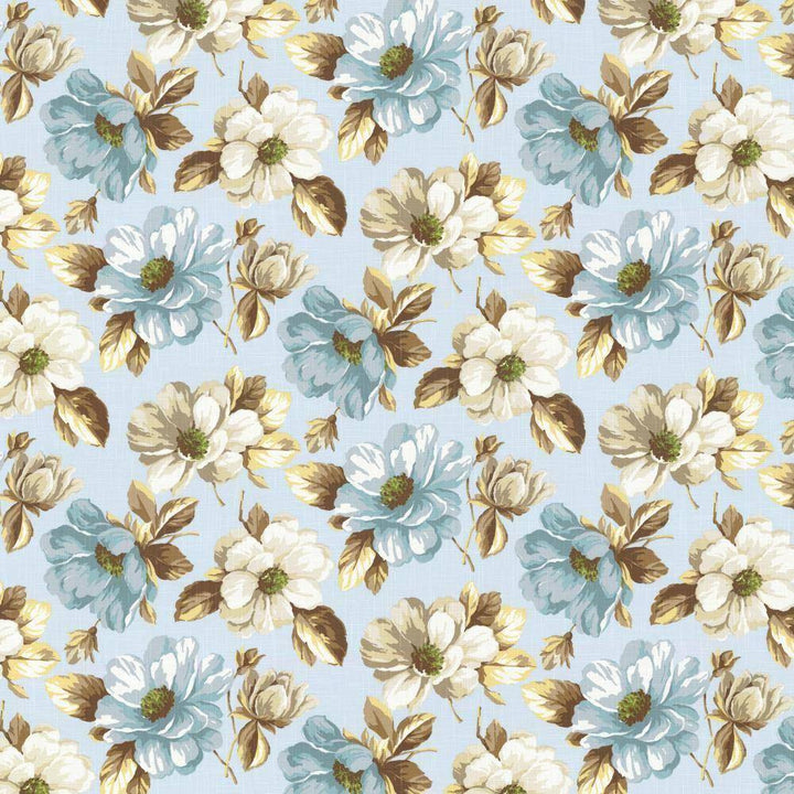 Barmarche Sea Mist by Kasmir Fabric 5065 100% Cotton SPAIN 100,000 Wyzenbeek Double Rubs H: 27 inches, V:25 2/8 inches 54 - 55 - Fabric Carolina - Kasmir
