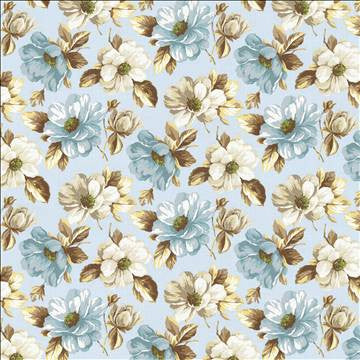 Barmarche Sea Mist by Kasmir Fabric 5065 100% Cotton SPAIN 100,000 Wyzenbeek Double Rubs H: 27 inches, V: 25 2/8 inches 54 - 55 - Fabric Carolina - Kasmir