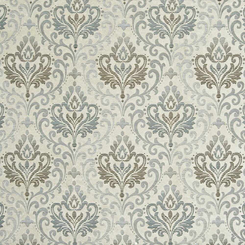 Barrymore Damask Serene by Kasmir Fabric 1389 67% Viscose
24% Polyester
9% Cotton
 CHINA </p><p>Repeat: Horizontal: 19 7/8 inches and Vertical: 13 7/8 inches 54 - 56 - Fabric Carolina -