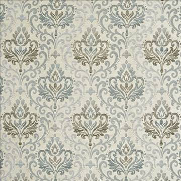 Barrymore Damask Serene by Kasmir Fabric 1389 67% Viscose 24% Polyester 9% Cotton CHINA 12,000 Wyzenbeek Double Rubs H: 19 7/8 inches, V: 13 7/8 inches 54 - 56 - Fabric Carolina - Kasmir