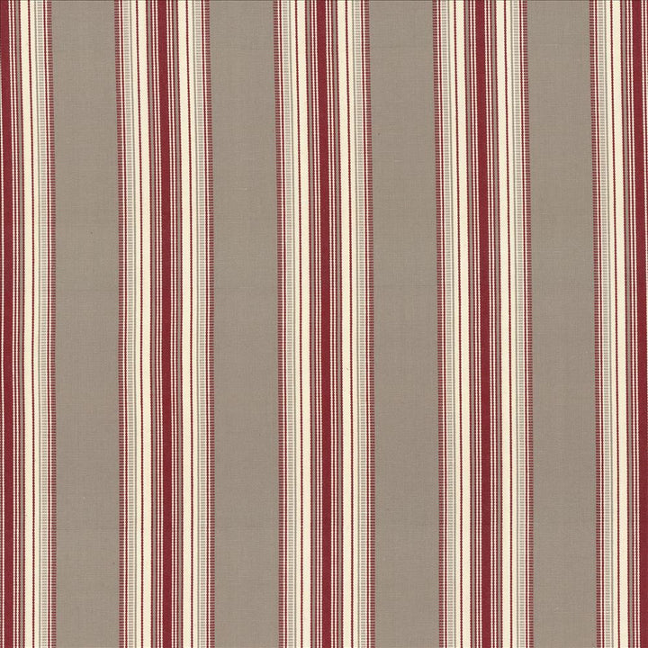 Bartlett Stripe Wine  by Kasmir Fabric See sample 100% Cotton
 INDIA 6,000 Wyzenbeek Double Rubs </p><p>Repeat: Horizontal: 4 4/8 inches and Vertical: N/A 54  - Fabric Carolina -