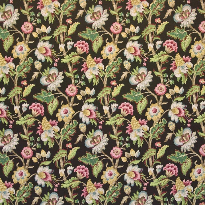 Barton Manor Black Walnut by Kasmir Fabric 1403 100% Cotton USA 15,000 Wyzenbeek Double Rubs H: 36 inches, V:24 4/8 inches 54 - Fabric Carolina - Kasmir