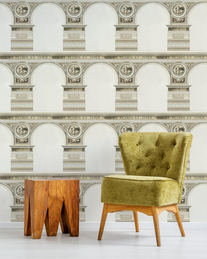 Basilique by Mind the Gap Designer Wallpaper PREMIUM DESIGNER WALLPAPER COLLECTION Non-woven Made in Europe Paste the wall 3 rolls x 20.5 x 3.25 yards - Swanky Fabrics -
