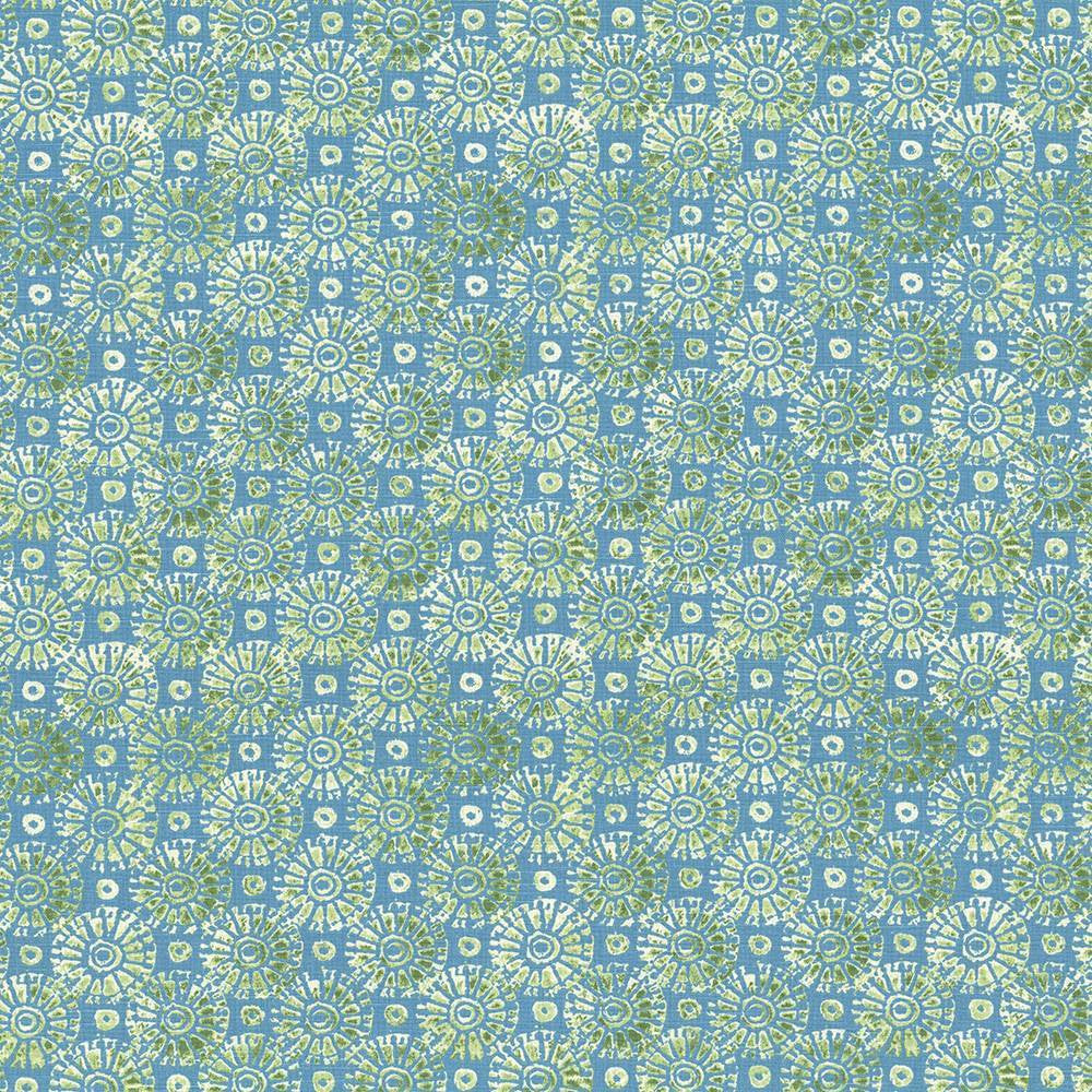Batik Medallion Surf by Kasmir Fabric 5073 100% Cotton
 USA </p><p>Repeat: Horizontal: 10 7/8 inches and Vertical: 13 4/8 inches 54 - 55 - Fabric Carolina -