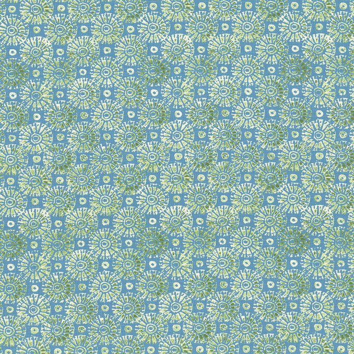 Batik Medallion Surf by Kasmir Fabric 5073 100% Cotton
 USA </p><p>Repeat: Horizontal: 10 7/8 inches and Vertical: 13 4/8 inches 54 - 55 - Fabric Carolina -
