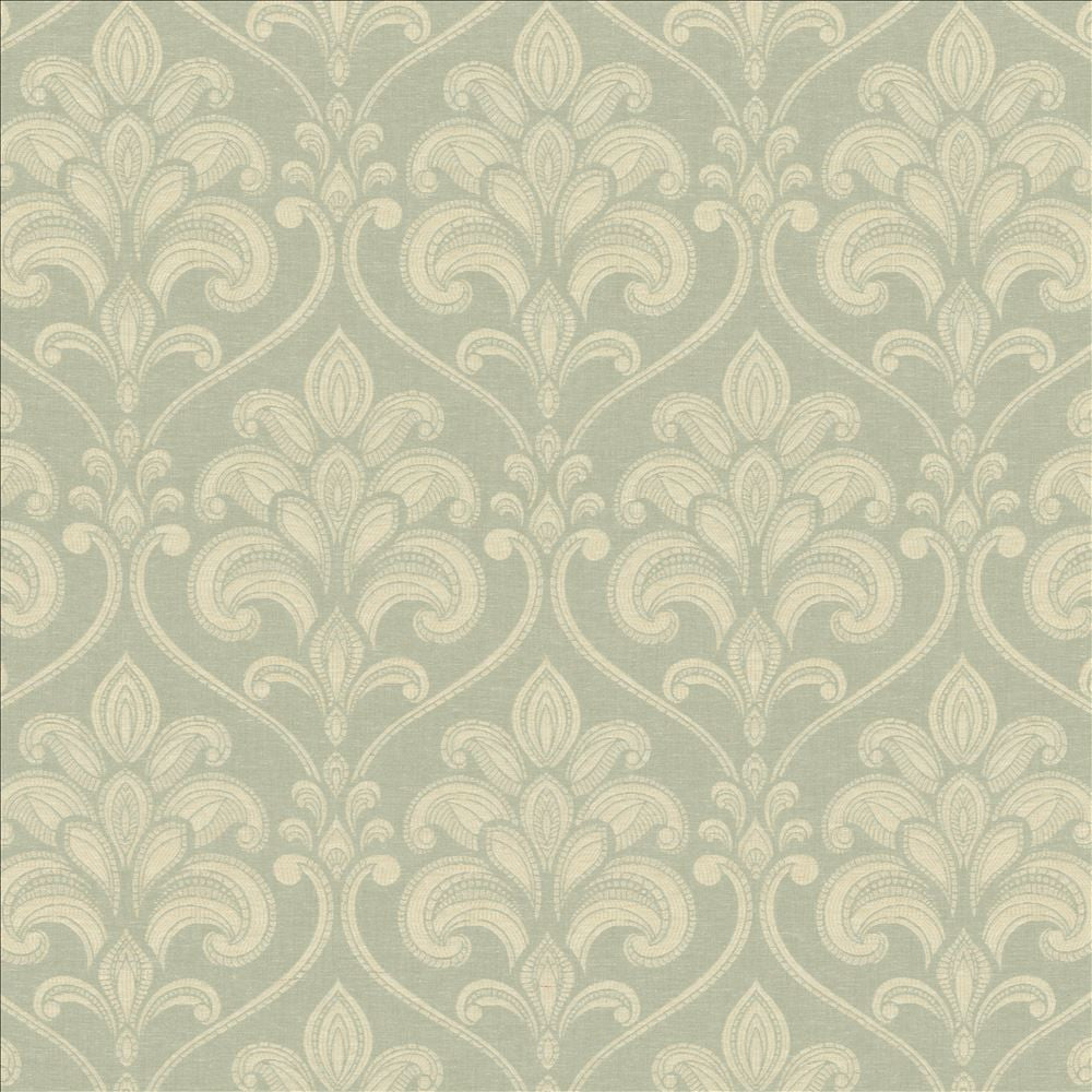 Baton Rouge Aquamist by Kasmir Fabric 5142 72% Polyester
28% Cotton
 INDIA </p><p>Repeat: Horizontal: 13 6/8 inches and Vertical: 21 2/8 inches 55 - Fabric Carolina -