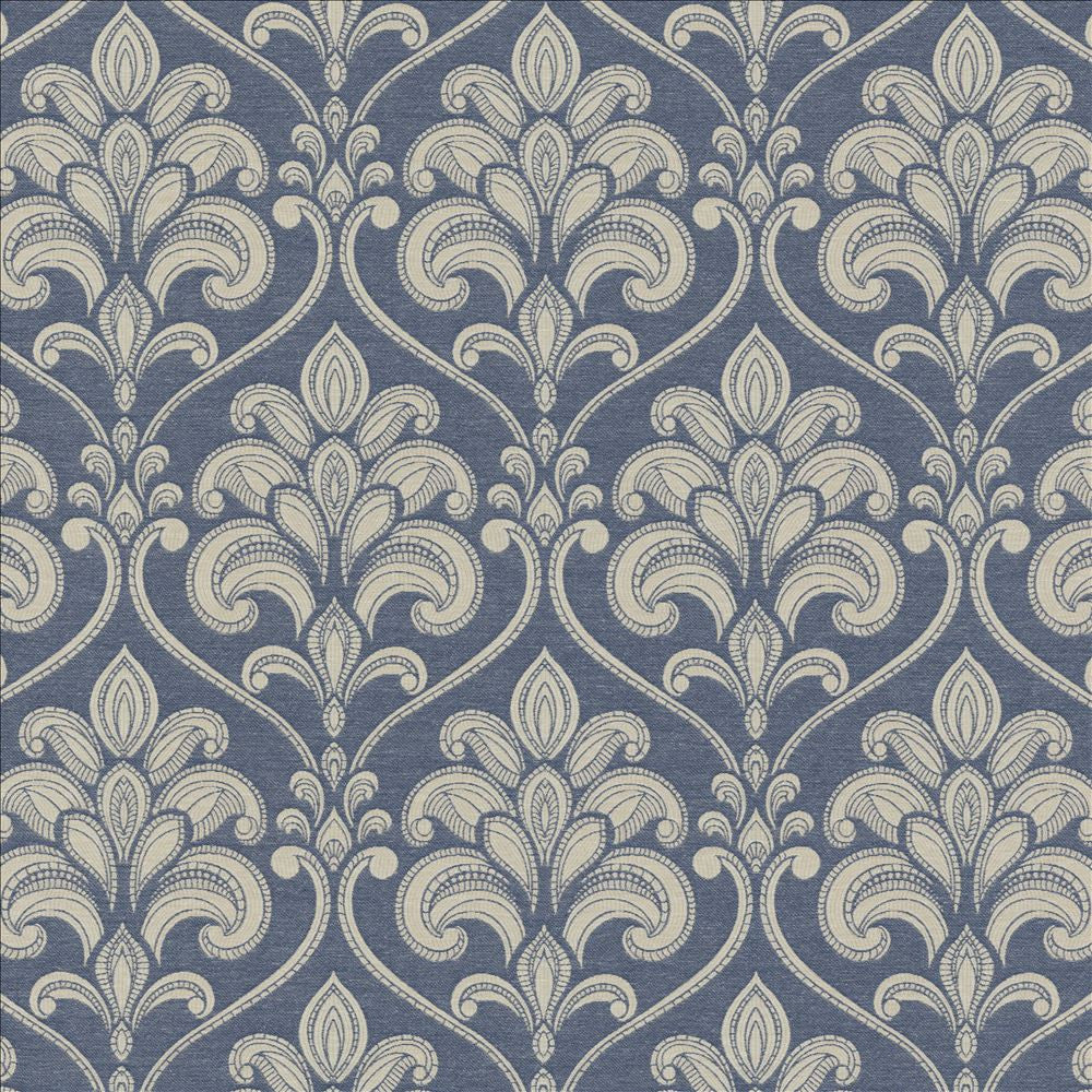 Baton Rouge Blue by Kasmir Fabric 5143 72% Polyester
28% Cotton
 INDIA 50,000 Wyzenbeek Double Rubs </p><p>Repeat: Horizontal: 13 6/8 inches and Vertical: 21 2/8 inches 55 - Fabric Carolina -