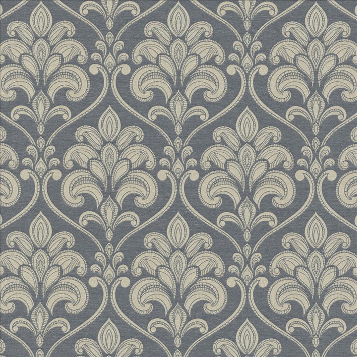 Baton Rouge Blue by Kasmir Fabric 5143 72% Polyester
28% Cotton
 INDIA </p><p>Repeat: Horizontal: 13 6/8 inches and Vertical: 21 2/8 inches 55 - Fabric Carolina -