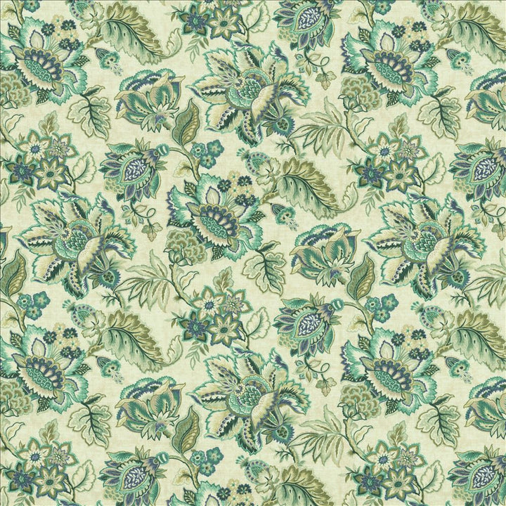 Bay Garden Seafoam by Kasmir Fabric 5154 100% Cotton
 SOUTH KOREA </p><p>Repeat: Horizontal: 27 inches and Vertical: 27 inches 54 - Fabric Carolina -