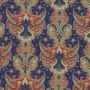 Beaudelaire Evening Sky by Kasmir Fabric 5065 100% Cotton PERU 42,000 Wyzenbeek Double Rubs H: 27 inches, V: 27 inches 54 - Fabric Carolina - Kasmir