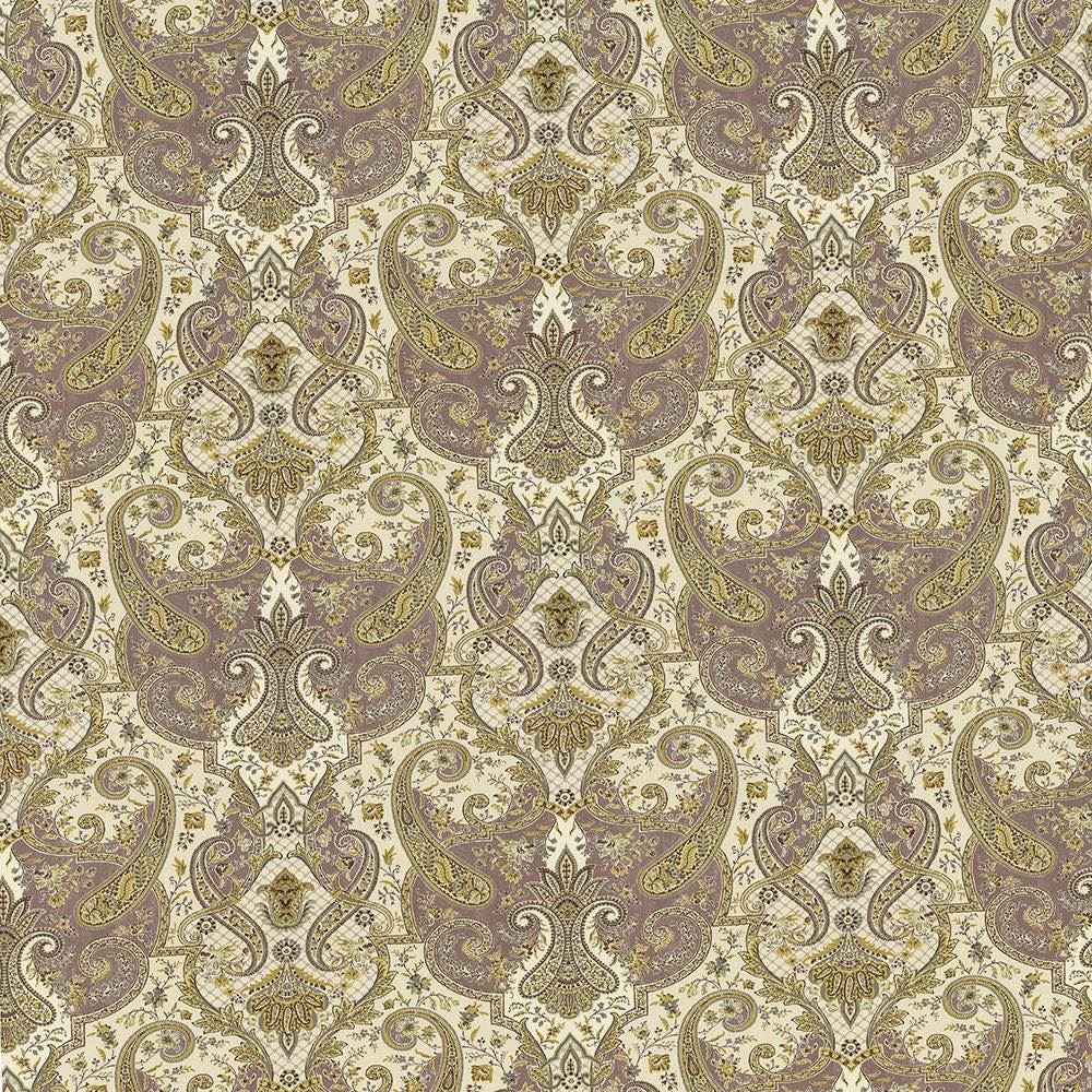 Beaudelaire Plum by Kasmir Fabric 5064 100% Cotton
 PERU 42,000 Wyzenbeek Double Rubs Horizontal: 27 inches and Vertical: 27 inches 54 - Fabric Carolina -