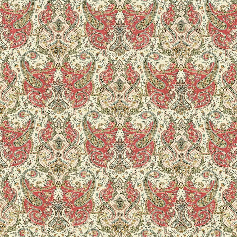 Beaudelaire Radish by Kasmir Fabric 5063 100% Cotton
 PERU 42,000 Wyzenbeek Double Rubs </p><p>Repeat: Horizontal: 27 inches and Vertical: 27 inches 54 - Fabric Carolina -