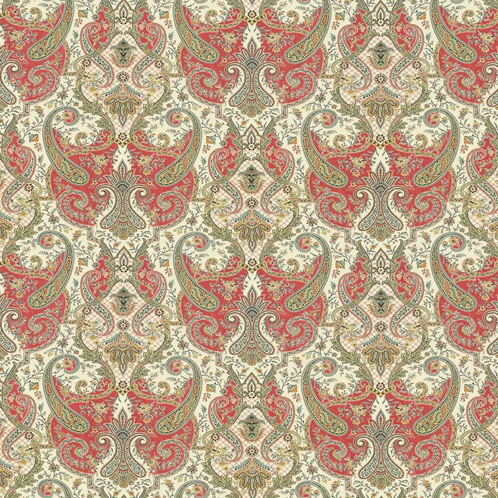 Beaudelaire Radish by Kasmir Fabric 5063 100% Cotton
 PERU 42,000 Wyzenbeek Double Rubs </p><p>Repeat: Horizontal: 27 inches and Vertical: 27 inches 54 - Fabric Carolina -