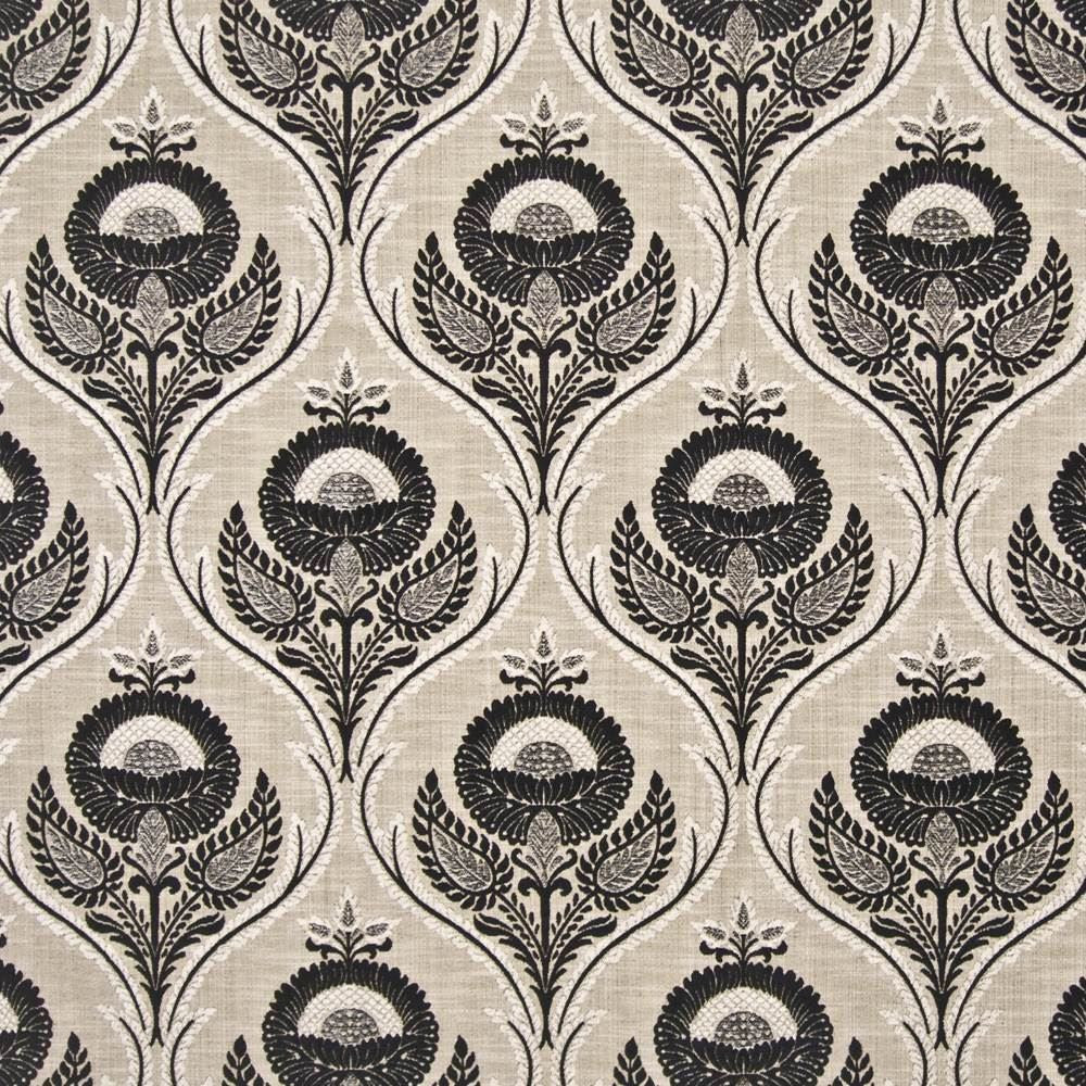 Beaux Arts Twilight by Kasmir Fabric 1383 42% Rayon 36% Cotton 22% Polyester INDIA 30,000 Wyzenbeek Double Rubs Horizontal: 13 4/8 inches and Vertical: 17 4/8 inches 52 - 54 - Fabric Carolina -