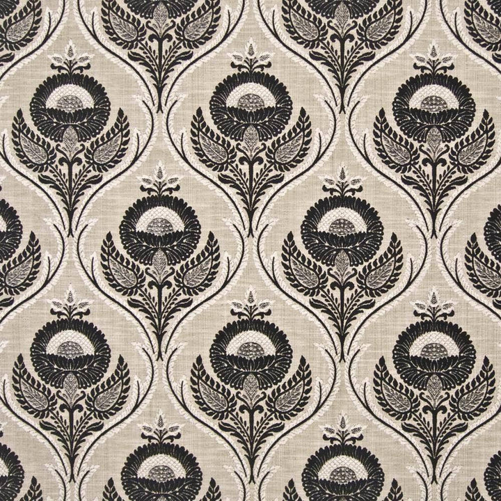 Beaux Arts Twilight by Kasmir Fabric 1383 42% Rayon 36% Cotton 22% Polyester INDIA 30,000 Wyzenbeek Double Rubs H: 13 4/8 inches, V:17 4/8 inches 52 - 54 - Fabric Carolina - Kasmir