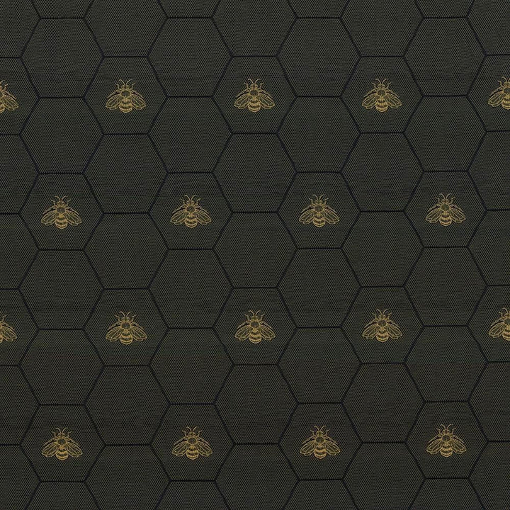 Beehive Noir by Kasmir Fabric 1424 55% Cotton
35% Polyester
10% Rayon
 USA 45,000 Wyzenbeek Double Rubs Horizontal: 6 6/8 inches and Vertical: 13 2/8 inches 54 - Fabric Carolina -