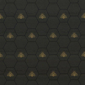 Beehive Noir by Kasmir Fabric