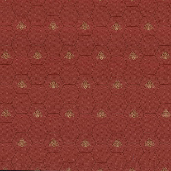 Beehive Tomato by Kasmir Fabric 1423 55% Cotton
35% Polyester
10% Rayon
 USA 45,000 Wyzenbeek Double Rubs </p><p>Repeat: Horizontal: 6 6/8 inches and Vertical: 13 2/8 inches 54 - Fabric Carolina -