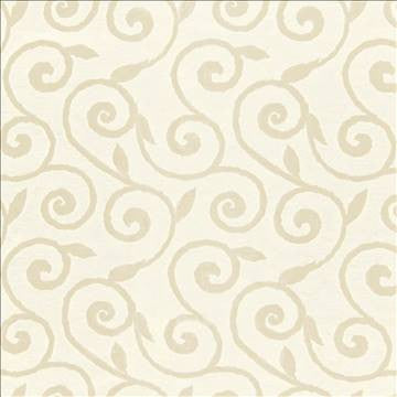 Beekman Scroll Ivory by Kasmir Fabric 1383 56% Polyester 44% Cotton INDIA 11,000 Martindale Cycles H: 14 inches, V: 17 inches 54 - Fabric Carolina - Kasmir