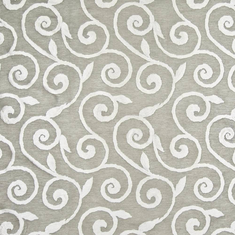 Beekman Scroll Linen by Kasmir Fabric 1383 56% Polyester 44% Cotton INDIA 11,000 Martindale Cycles H: 14 inches, V:17 inches 54 - Fabric Carolina - Kasmir
