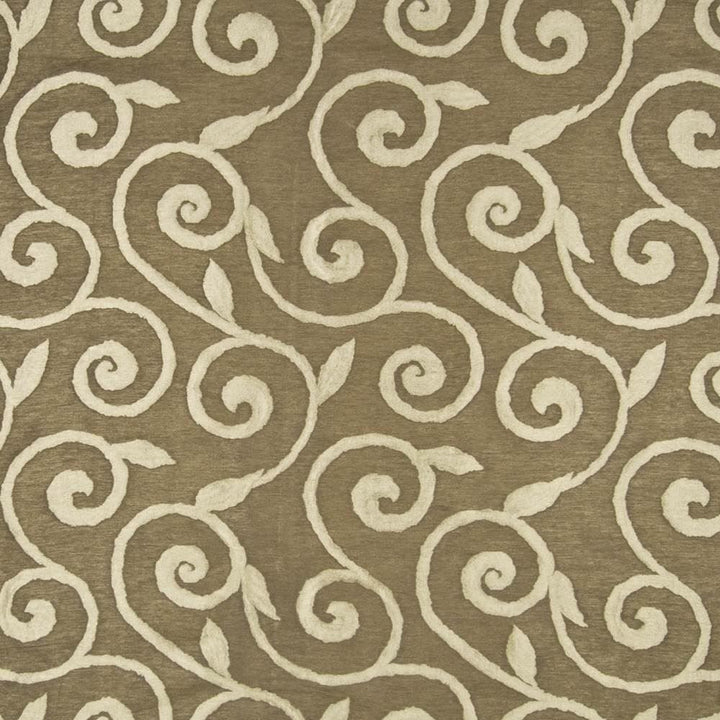 Beekman Scroll Mocha by Kasmir Fabric 1383 56% Polyester
44% Cotton
 INDIA </p><p>Repeat: Horizontal: 14 inches and Vertical: 17 inches 54 - Fabric Carolina -