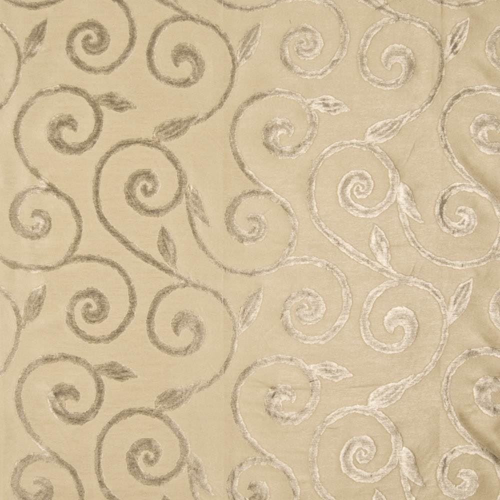 Beekman Scroll Smoke by Kasmir Fabric 1383 56% Polyester 44% Cotton INDIA 11,000 Martindale Cycles Horizontal: 14 inches and Vertical: 17 inches 54 - Fabric Carolina -